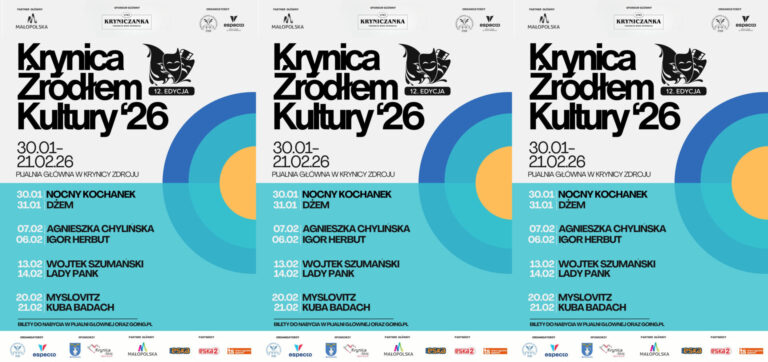 Krynica Źródłem Kultury 2026: znamy harmonogram koncertów!