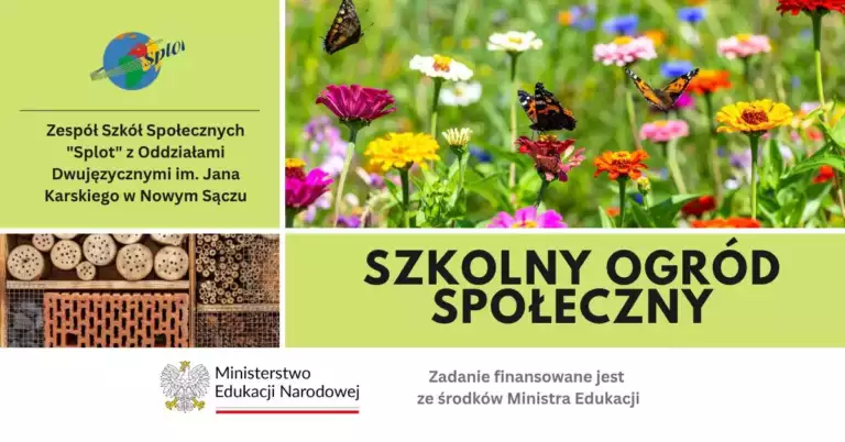 Ogród, który nie zasypia. Szkolny Ogród Społeczny Liceum Splot w Nowym Sączu