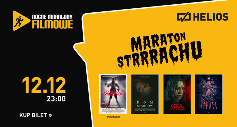 Rozdajemy wejściówki na MARATON STRACHU! Chętni?