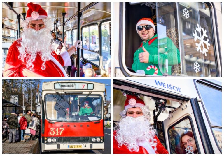 Nowy Sącz. Specjalny autobus ze Świętym Mikołajem [ZDJĘCIA]
