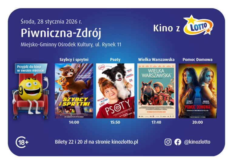 Kino z LOTTO ponownie rusza w Polskę! Premierowe seanse i akcja społeczna 