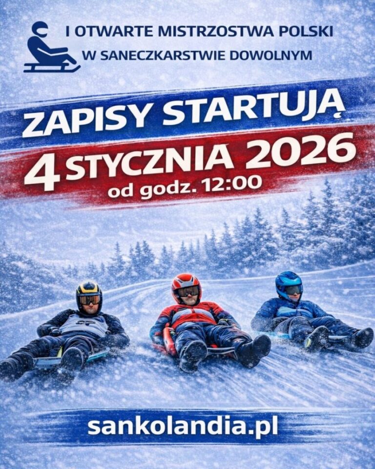 Na sanki? A czemu nie? I Otwarte Mistrzostwa Polski w Saneczkarstwie dla każdego w Muszynie!