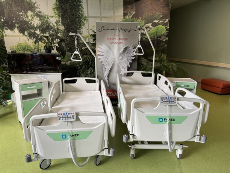 Anioły są wśród nas. Dzięki nim ,,Sądeckie Hospicjum” zakupiło nowoczesny sprzęt dla chorych