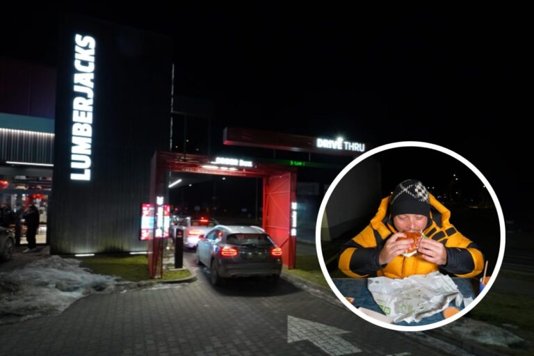 Najlepszy fast food w Polsce? Książulo zasmakował w Lumberjacks