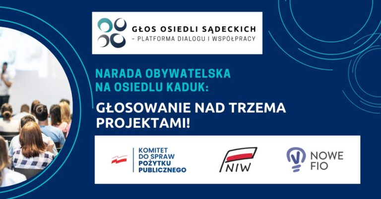 Narada Obywatelska na Kaduku – trwa GŁOSOWANIE. 5 Kresowa i Orkana w centrum uwagi 