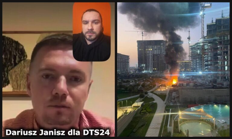 „Boję się”. Darek z Nowego Sącza nie może uciec z Dubaju, gdzie eksplodują pociski [FILM]