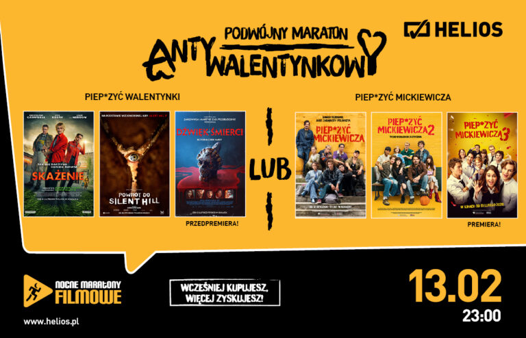 Rozdajemy wejściówki na MARATON ANTYWALENTYNKOWY! Chętni?