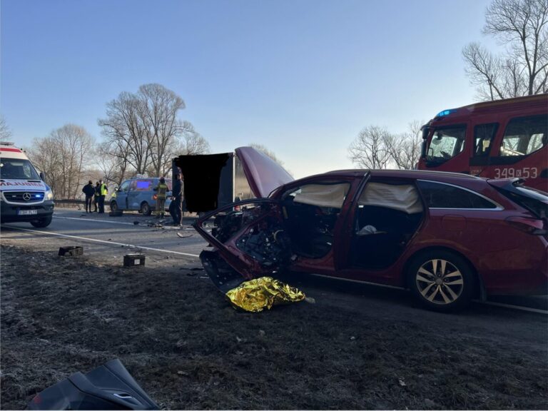 Wypadek na DK75 w Witowicach Dolnych. Kierujący byli trzeźwi