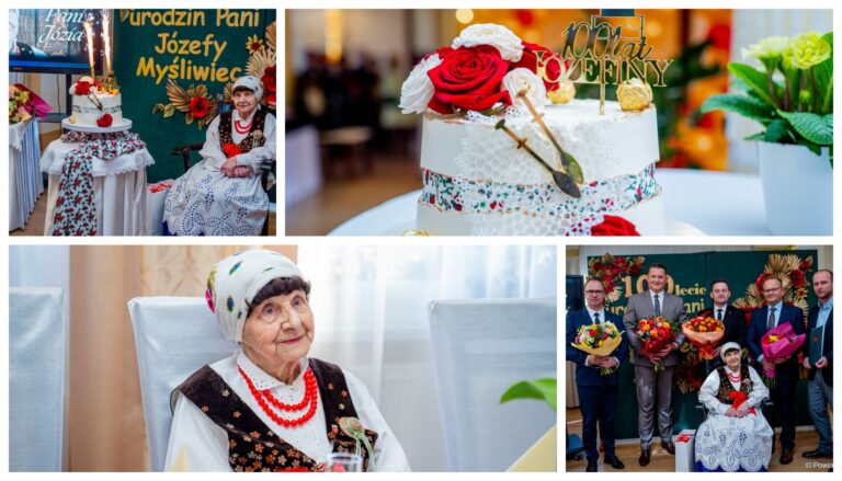 Najstarsza koronczarka w Polsce. Pani Józefa z Bobowej obchodzi 100. urodziny