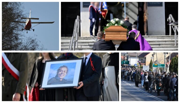Białe róże, splecione dłonie i eskadra na niebie. Wzruszające pożegnanie tragicznie zmarłej 28-latki