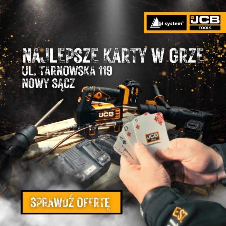 Żółta moc w sercu Nowego Sącza. „JCB Tools to narzędzia, które nie znają słowa kompromis”