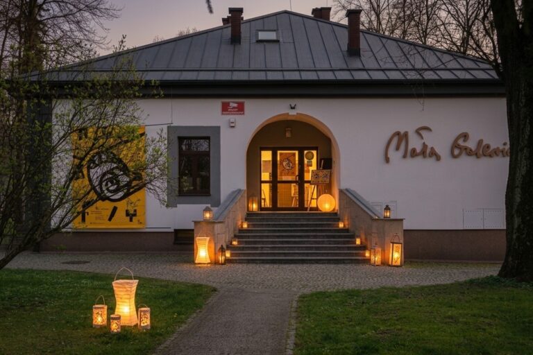 Światło, które mówi „zapraszamy”. Mały gest otwierający drzwi do sztuki