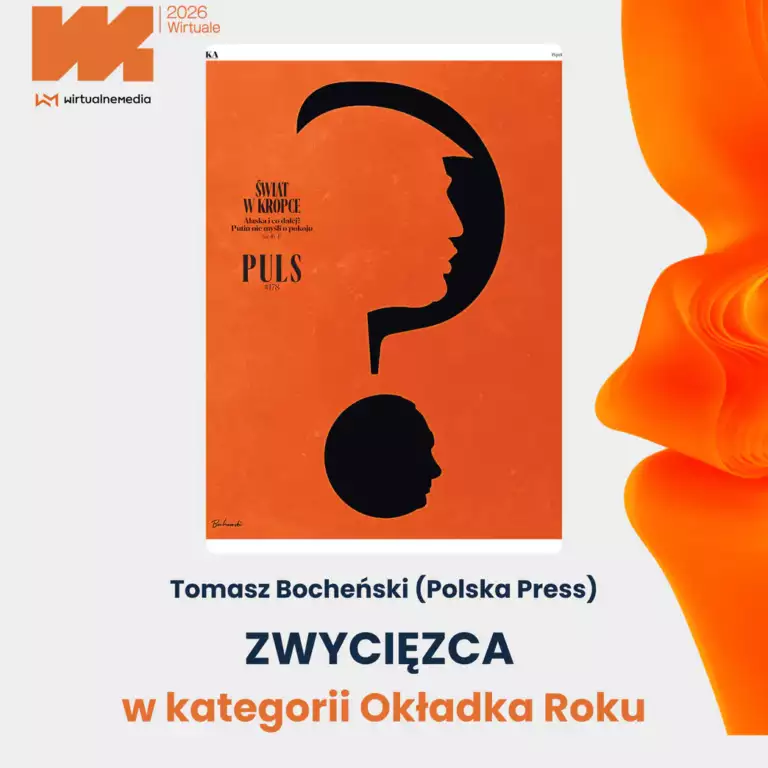Sądecki grafik Tomasz Bocheński autorem najlepszej prasowej okładki roku!