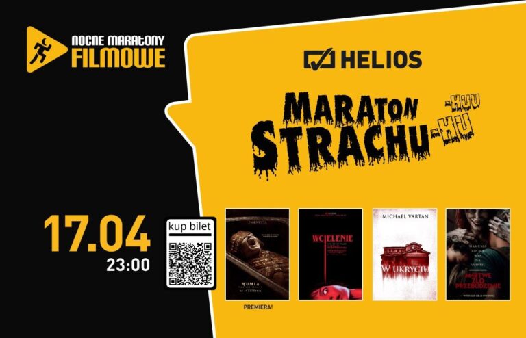 Rozdajemy wejściówki na MARATON STRACHU! Chętni?