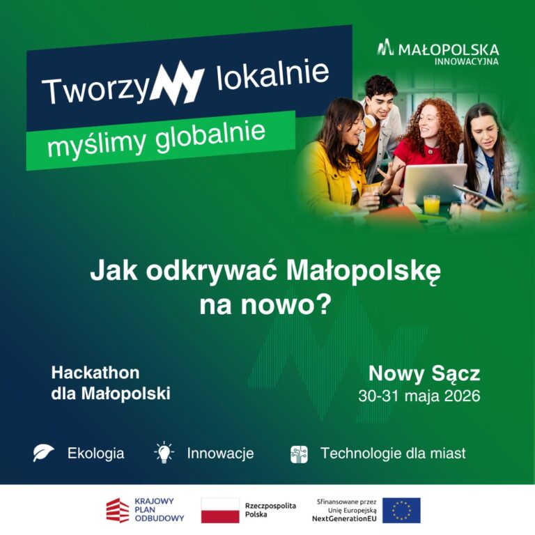 Hackathon dla Małopolski – rekrutacja do 15 maja