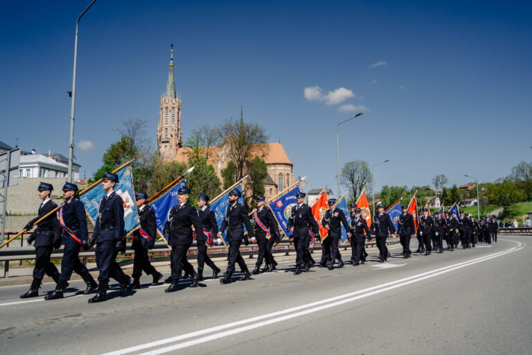 Rycerze świętego Floriana świętowali na Ziemi Grybowskiej