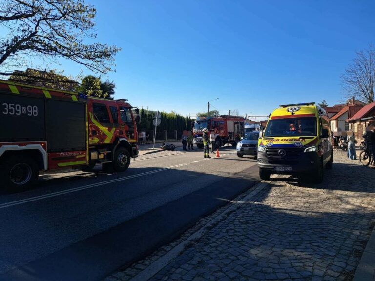 Wypadki z udziałem jednośladów. Niespokojna niedziela na sądeckich drogach