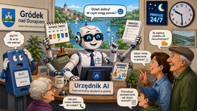 Urzędnik dostępny 24/7? Gródek nad Dunajcem testuje sztuczną inteligencję