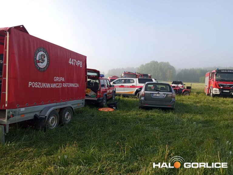 Nocne działania służb. Liczne siły i środki w poszukiwaniu 43-latka