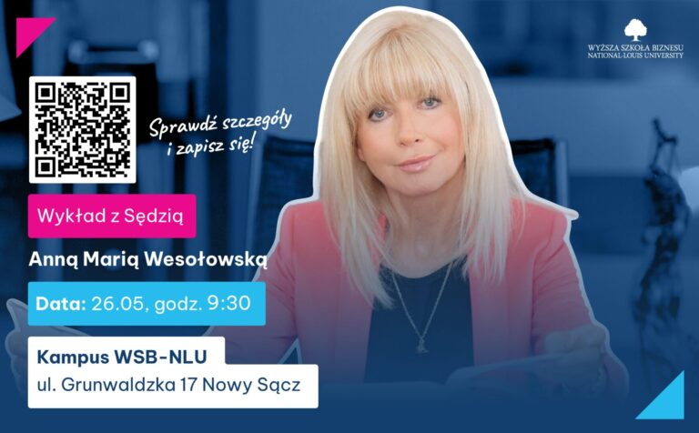 Sędzia Anna Maria Wesołowska w Nowym Sączu. Wyjątkowe spotkanie o prawie, edukacji i odpowiedzialności