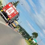 Grybów: zderzenie dwóch pojazdów. Utrudnienia na DK28