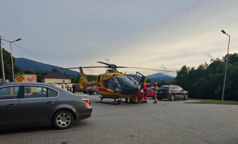 Wypadek na hulajnodze. W akcji LPR
