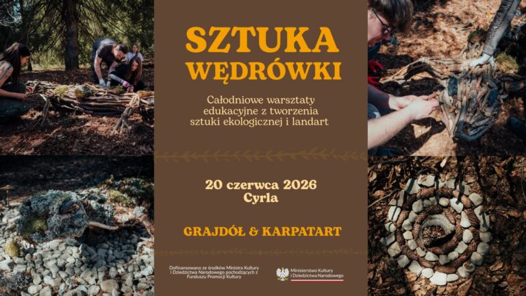 Sztuka Wędrówki. Warsztaty artystyczne w naturze dla młodzieży [ZAPOWIEDŹ]