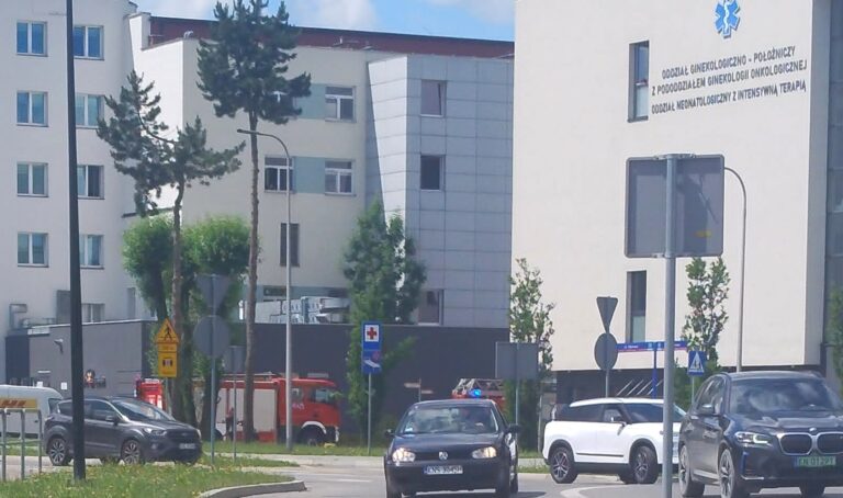 Nowy Sącz. Interwencja straży pożarnej w szpitalu