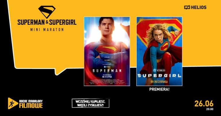 Rozdajemy wejściówki na MINI MARATON Superman & Supergirl!