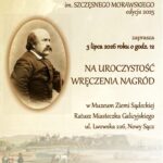 Wręczenie XIX Honorowej Nagrody „SĄDECCZYZNA” im. Szczęsnego Morawskiego – edycja XIX 2025