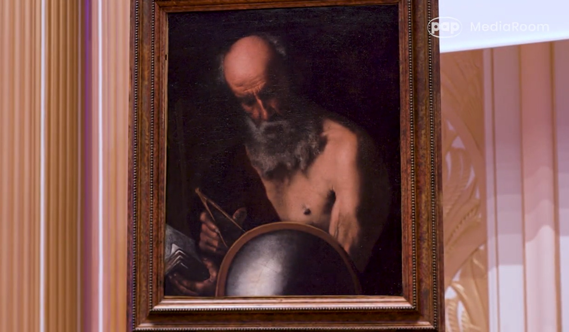 Grupa włoskich ekspertów uznała autentyczność obrazu Caravaggia „Archimedes”