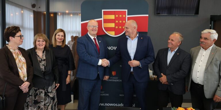 Goście z Powiatu z Wejherowa z wizytą na Ziemi Sądeckiej